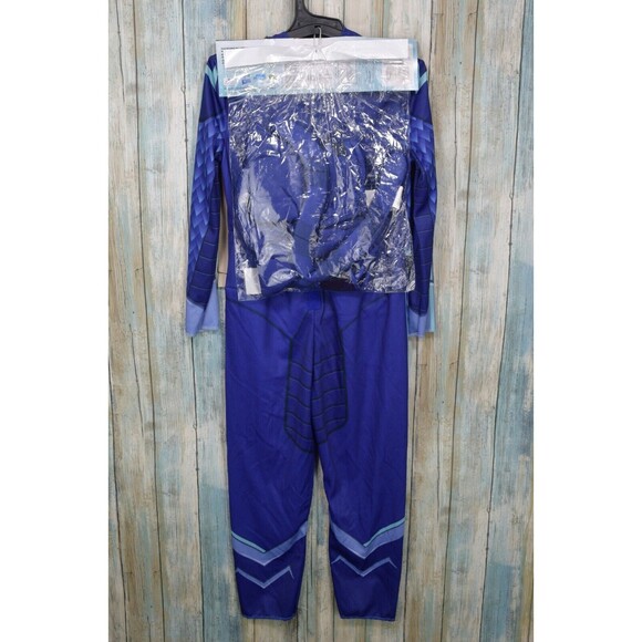 PJ Masks Catboy Halloween Costume Toddler Size M 3-4T Jumpsuit W/ Headpiece Tail - Picture 3 of 13